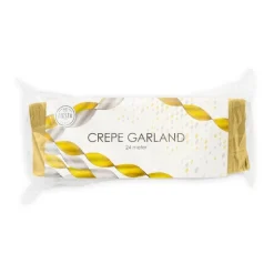 Crepe Guirlande Guld 24m