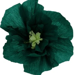 Crepe Papirblomster Grøn Mix