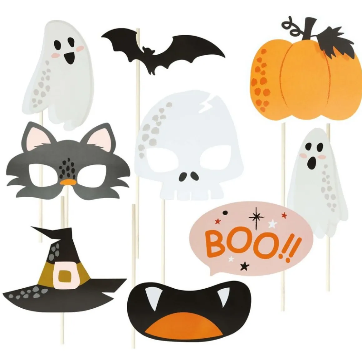 Cute Halloween Photobooth Selfie Props