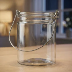 Cylinder Glas Lanterner Metal Ophæng