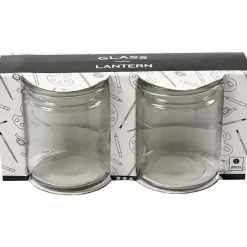 Cylinder Glas Lanterner Metal Ophæng
