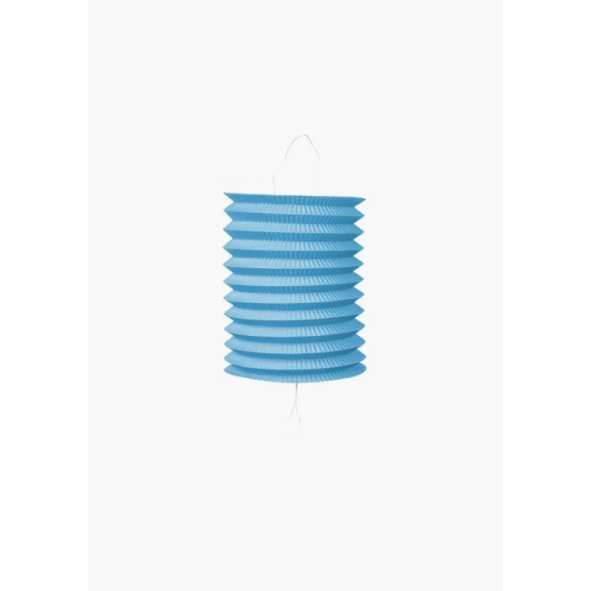 Cylinder Papirlanterne Lyseblå