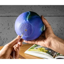 3D Jordklode Lampe