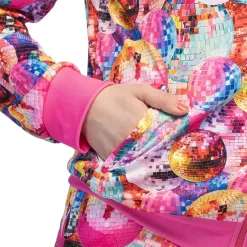 Dancing Babe UV Træningsdragt Kostume Pink