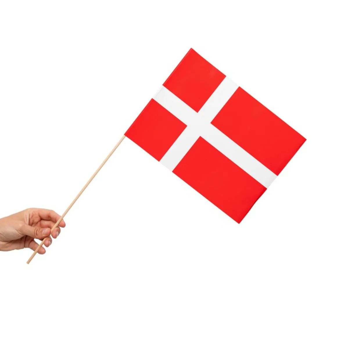 Danmark Flag På Pinde