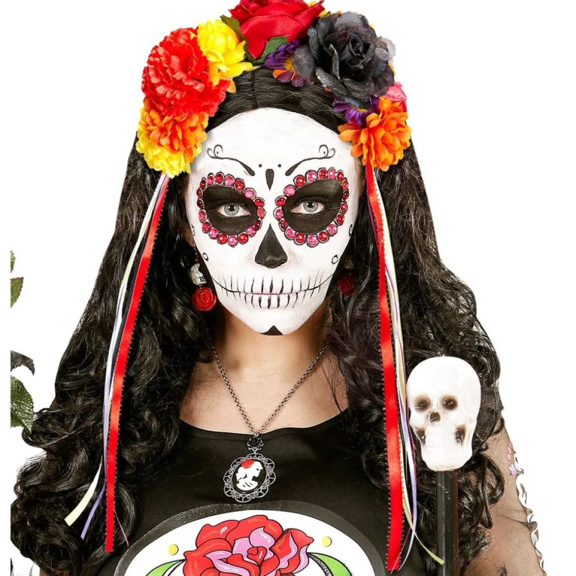 Day Of The Dead Blomster Hårbøjle