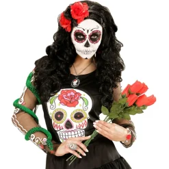 Day Of The Dead Hårbøjle Rød/Sort