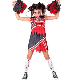 Død Zombie Cheerleader Børnekostume
