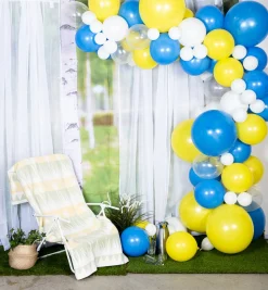 Deluxe Ballonbue DIY Gul/Blå