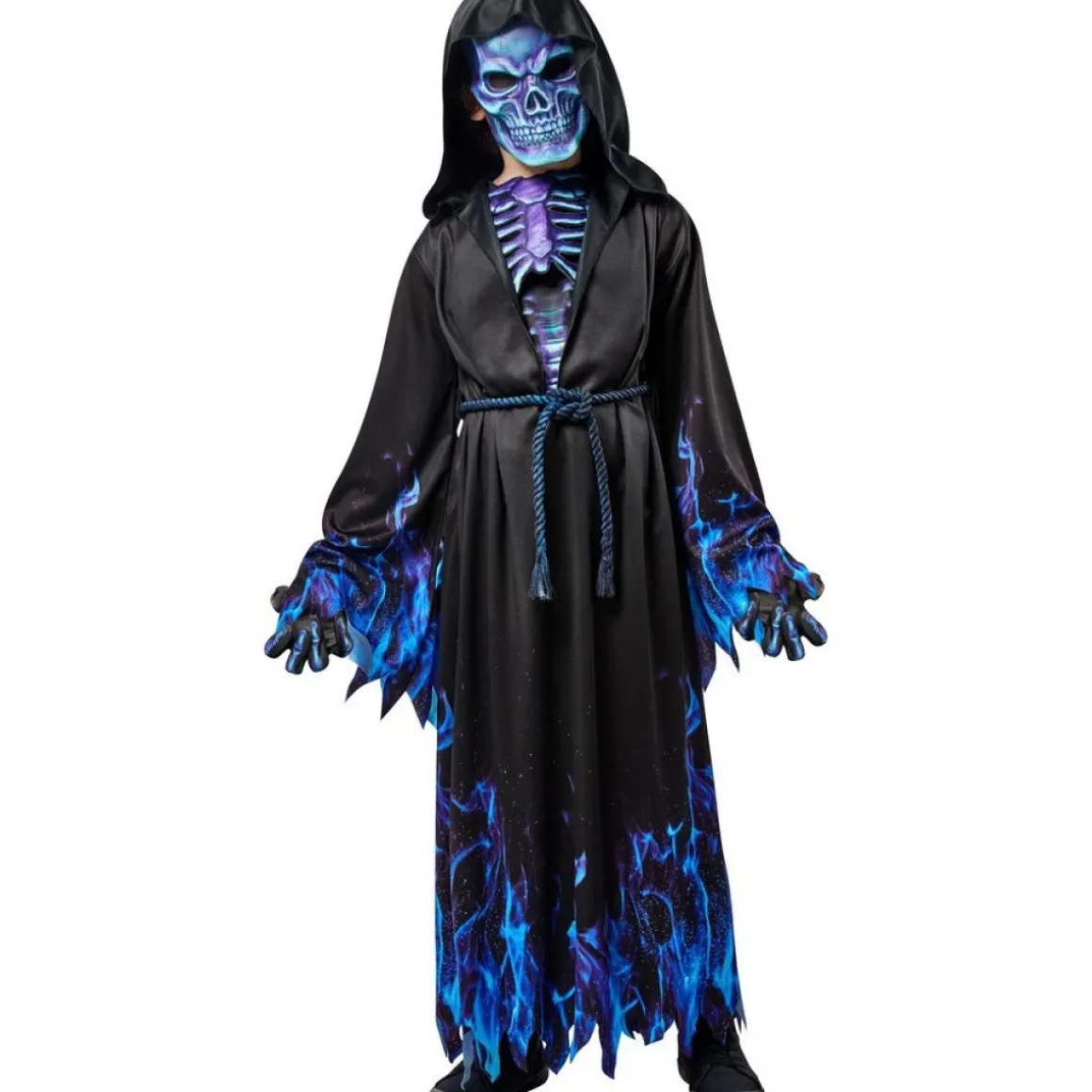 Demon Reaper Børnekostume Blå