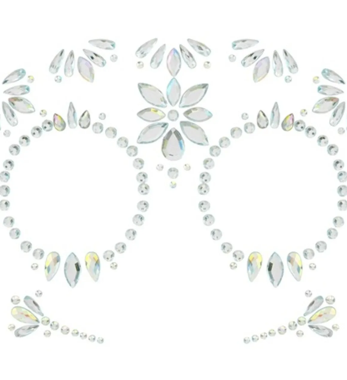 Dia de los Muertos Ansigtskrystaller Diamant