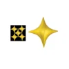 Diamant Folieballon Guld