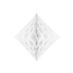 Diamant Honeycomb Hvid