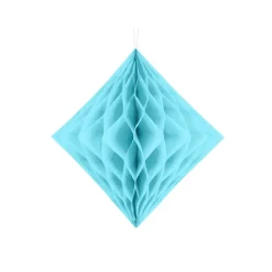 Diamant Honeycomb Lyseblå