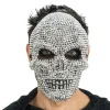 Diamant Skeletmaske Sølv