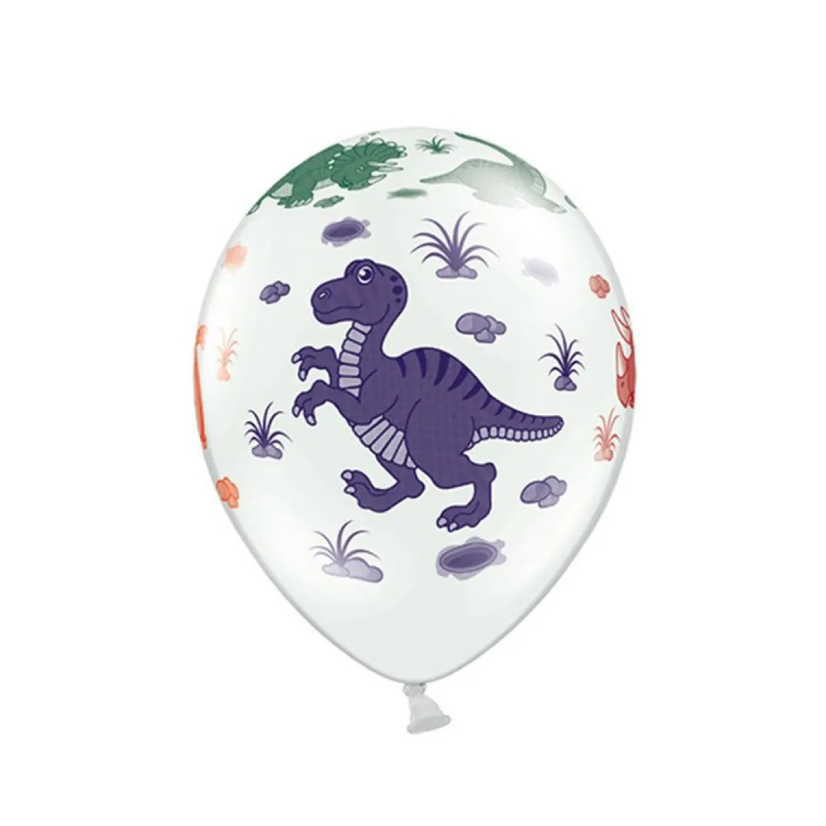 Dinosaur Balloner Pastel Hvid