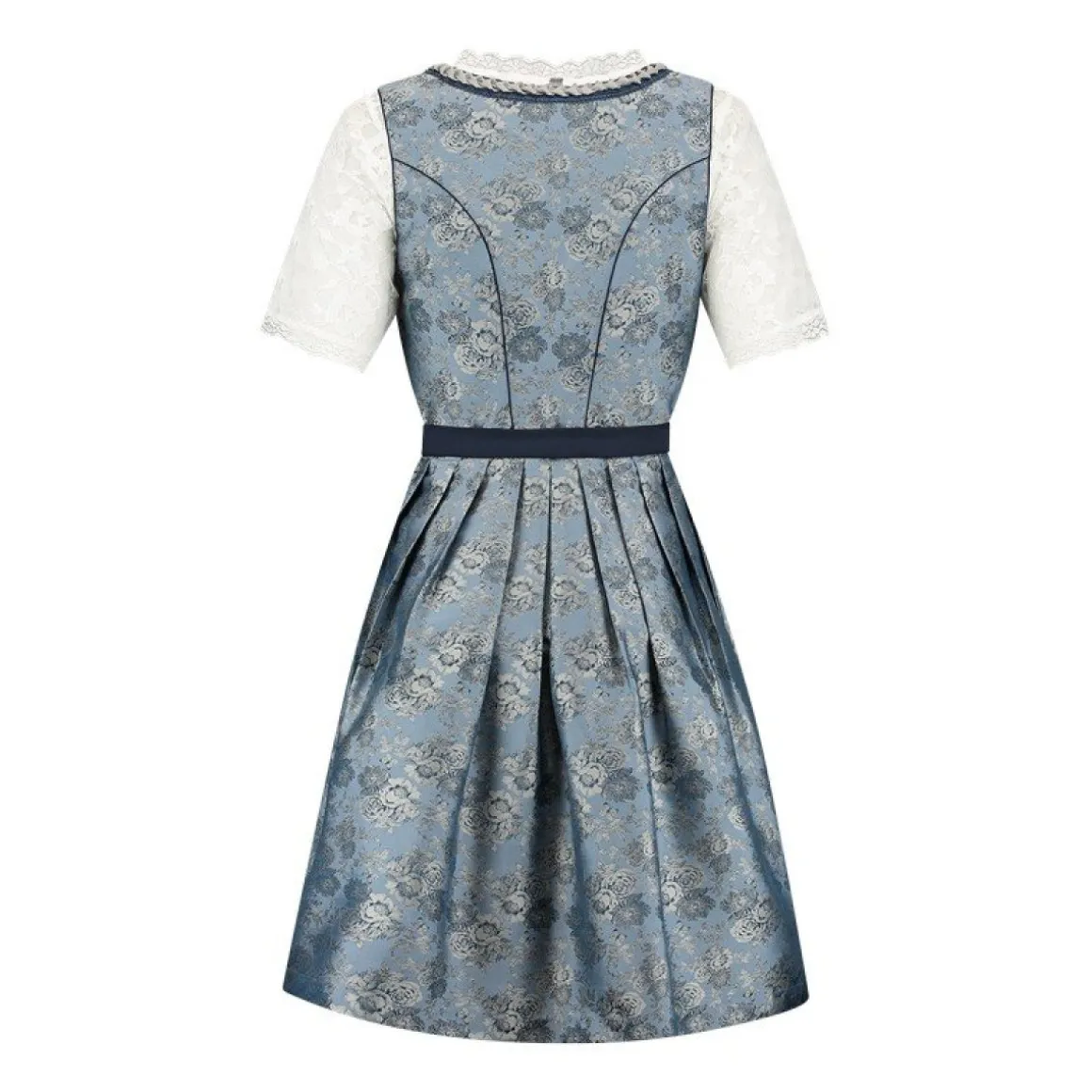 Dirndl Amelia Grå/Blå