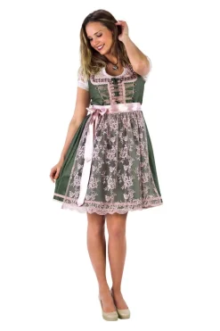 Dirndl Amelia Lyserød