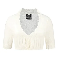 Dirndlbluse Naturhvid
