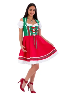 Dirndl Carmen Vermilion