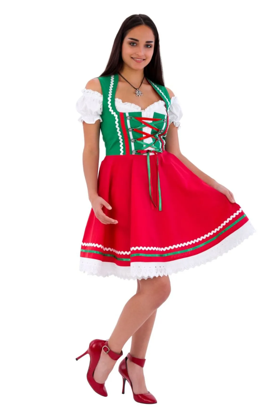 Dirndl Carmen Vermilion