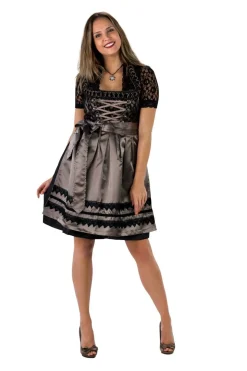 Dirndl Midi Sort