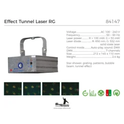 Disko Tunnel Laser Sølv