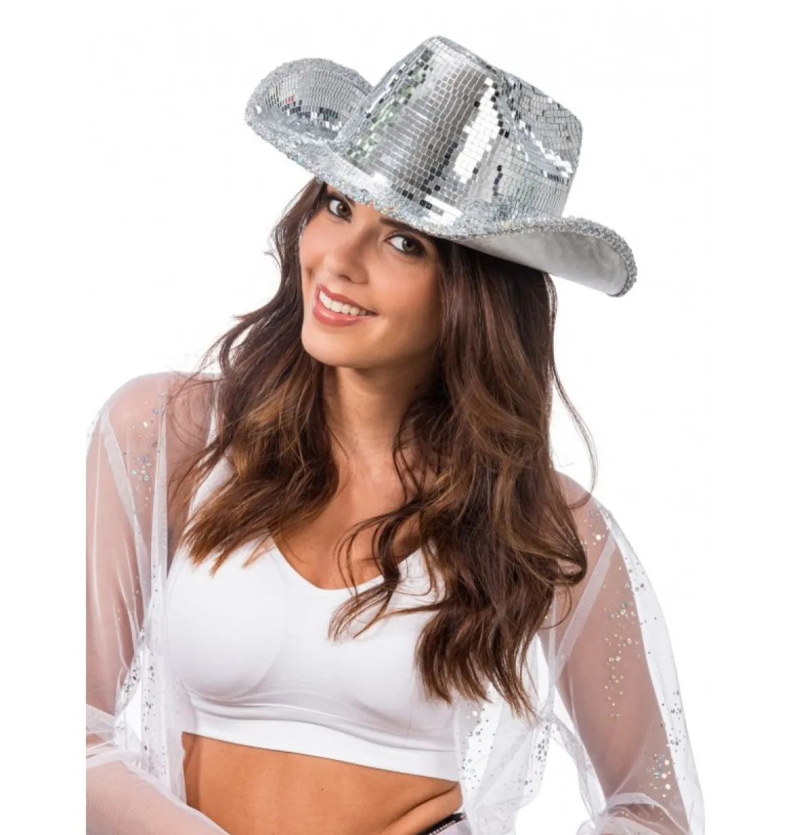 Disko Cowboyhat Sølv