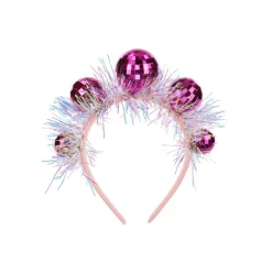 Diskokugle Hårbøjle Pink