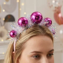 Diskokugle Hårbøjle Pink