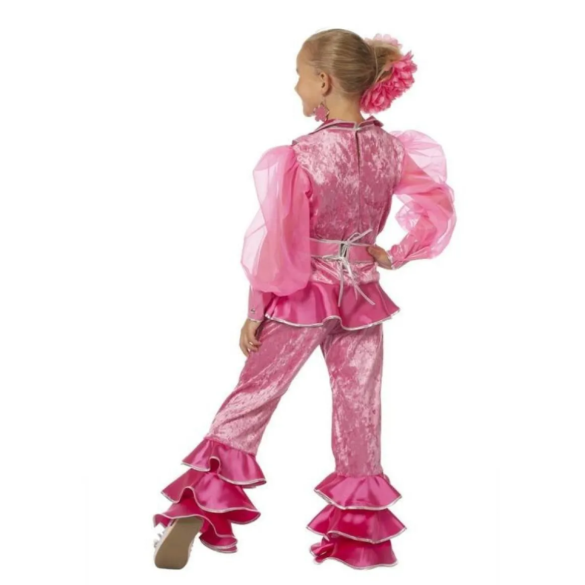 Diskoprinsesse Pink Børnekostume