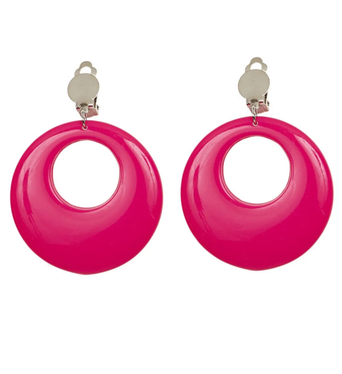 Disko Øreringe Pink