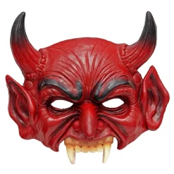 Djævle Halvmaske Latex