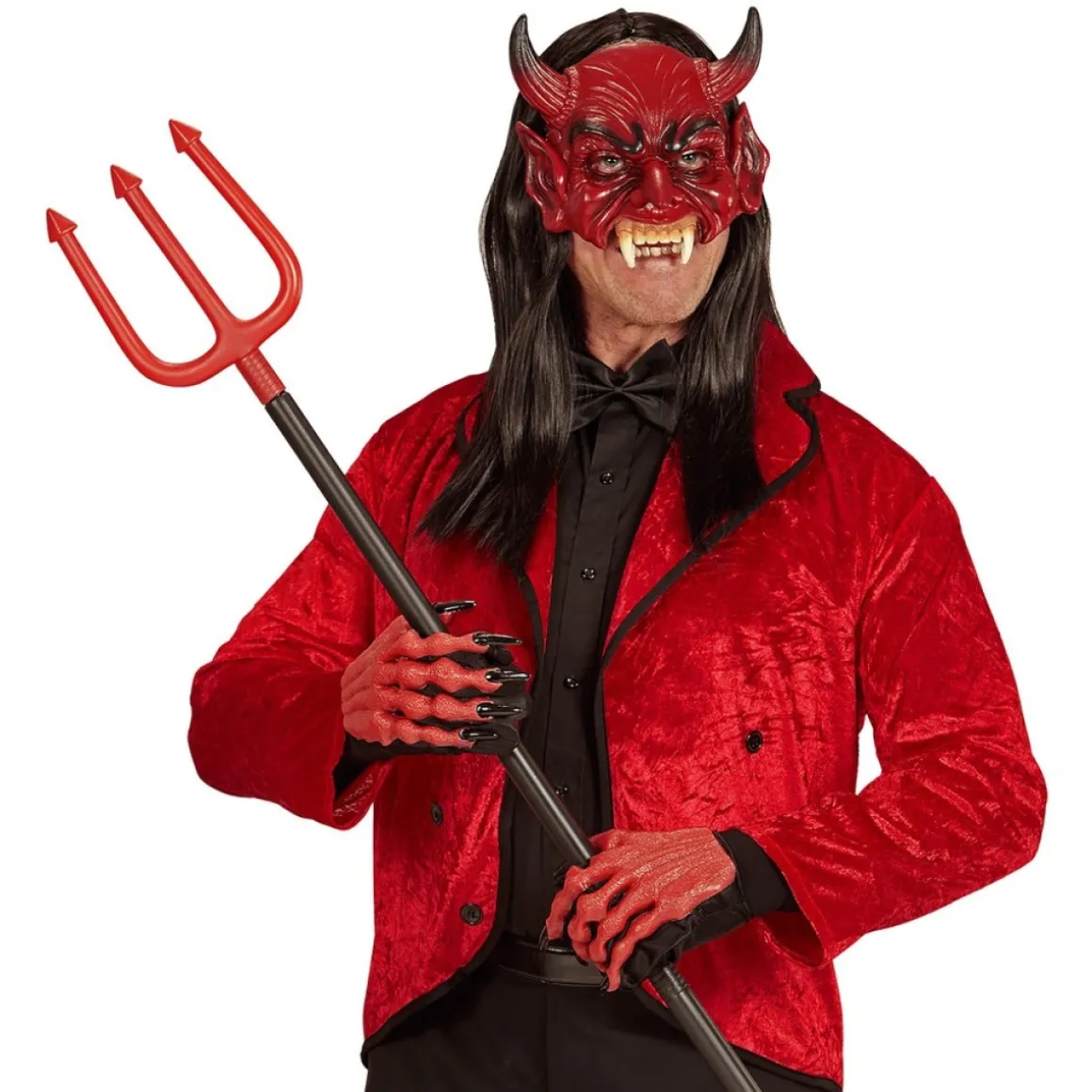 Djævle Halvmaske Latex