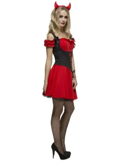 Djævle Kjole Kostume
