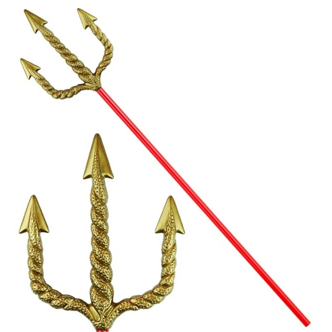 Djævle Trefork Guld/Rød