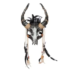 Dæmonisk Kraniemaske Sort