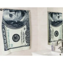 100 Dollar Pengeseddel Strandhåndklæde