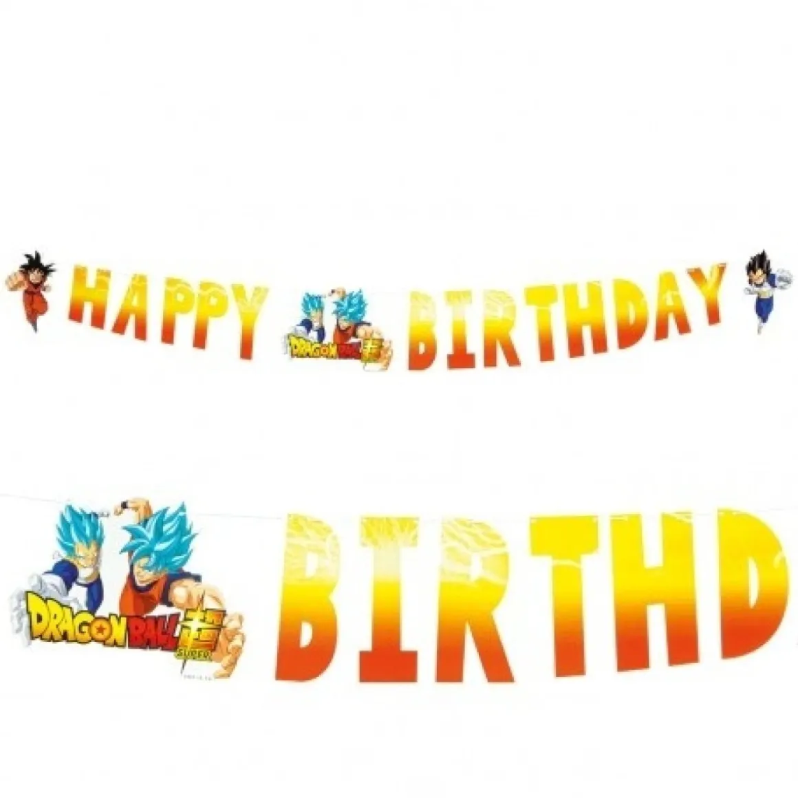 Dragon Ball Super® Happy Birthday Papirguirlande