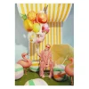 Drink Folieballon Orange/Sort