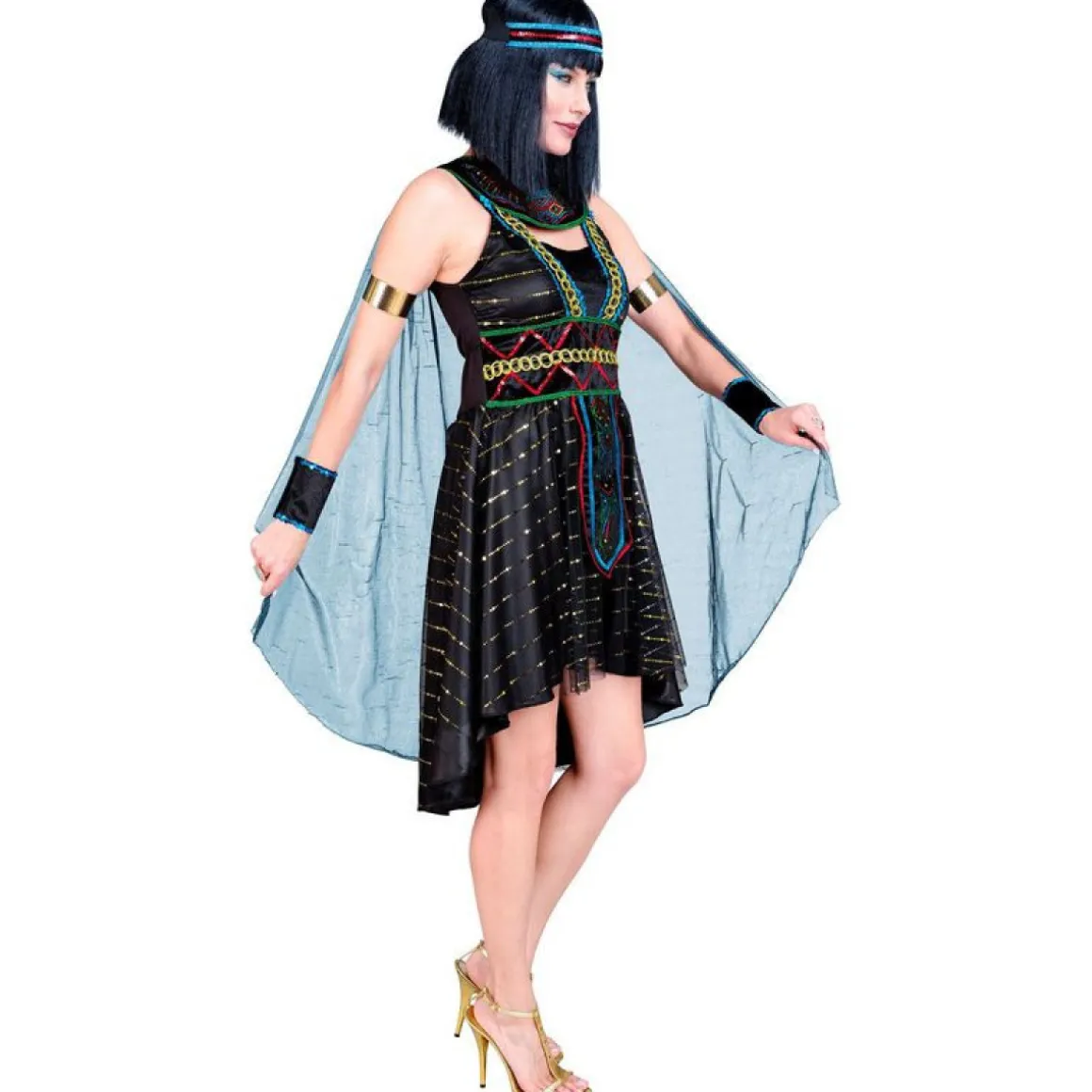 Egyptisk Nefertari Kostume