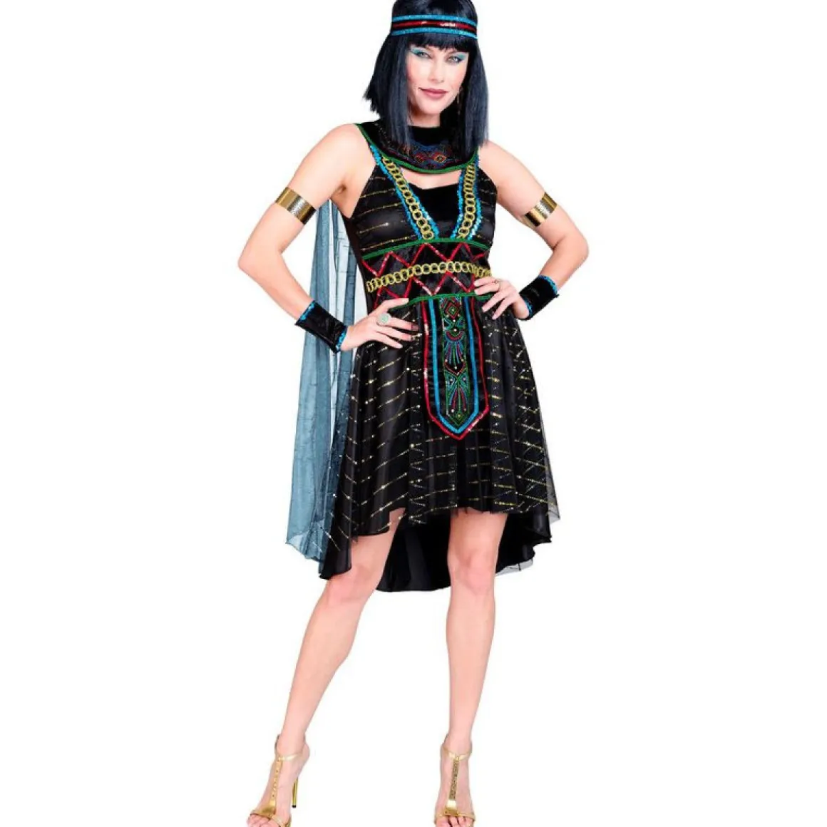 Egyptisk Nefertari Kostume