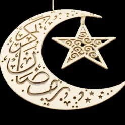 Eid Mubarak Halvmåne & Stjerne Ophæng