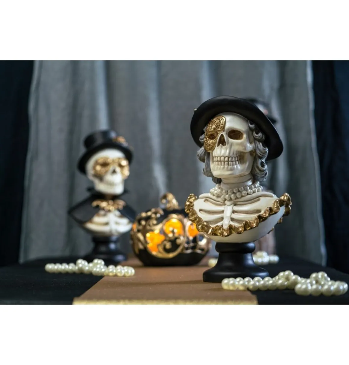 Elegant Skelet Skulptur