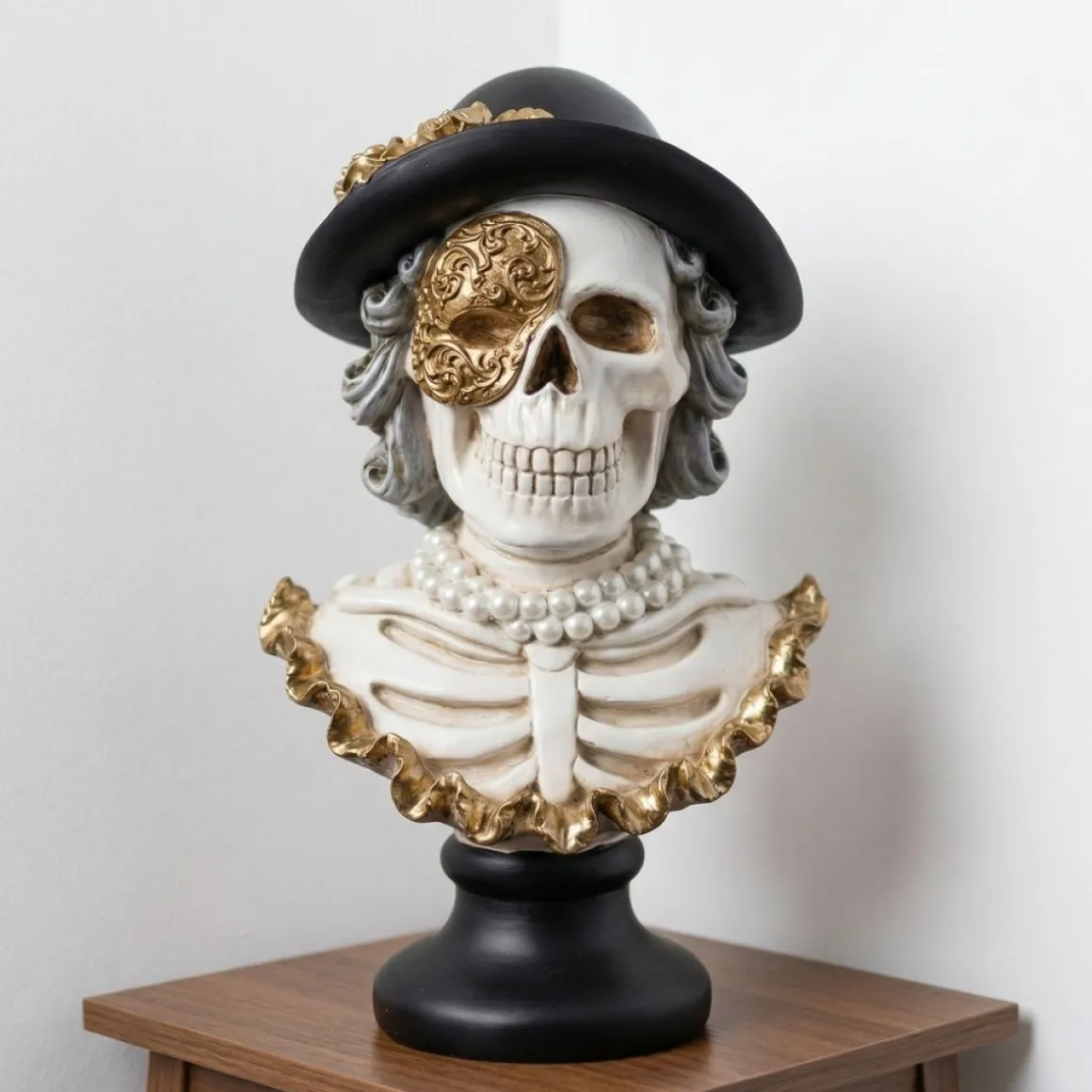 Elegant Skelet Skulptur