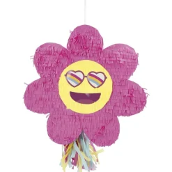 Emoji Blomst Piñata Pink