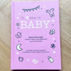 En Hilsen Til Baby Gæstebog Lyserød