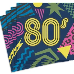 80'er Mønstret Servietter
