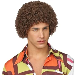 70'er Afro Paryk Brun