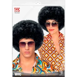 70'er Disco Afroparyk Sort